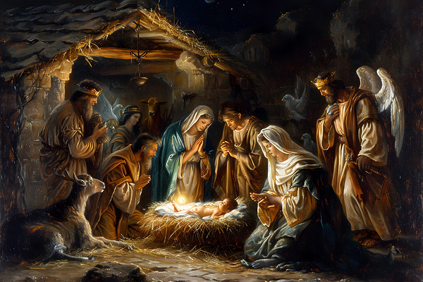 Holy Nativity Scene by David Enders