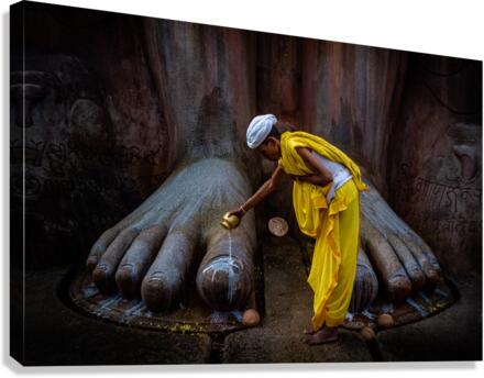 Offering Milk Canvas Print