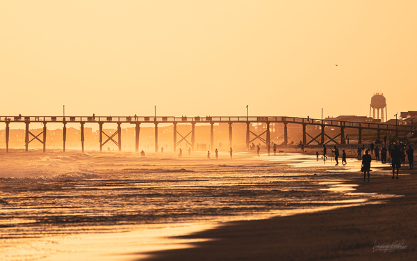 Pier Landscape by Lindsey Koehler Photography