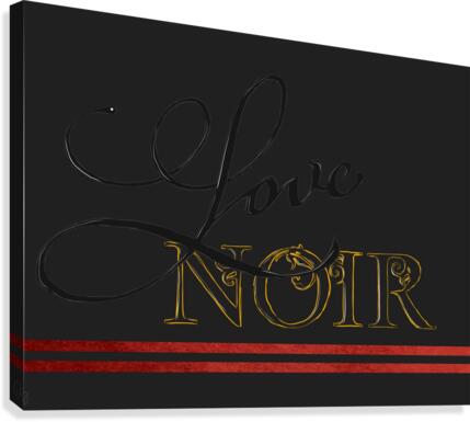 L0v3 NoiR Canvas Print