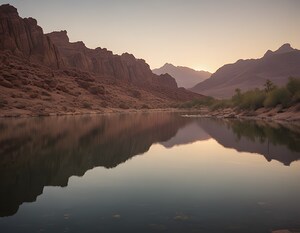 Timeless Desert Landscapes 77 by Aura Gallery