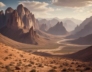Timeless Desert Landscapes 58 by Aura Gallery