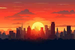 Sunset Landscape 86