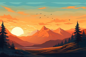 Sunset Landscape 7