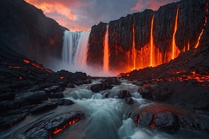 Lava Flow Landscape 27