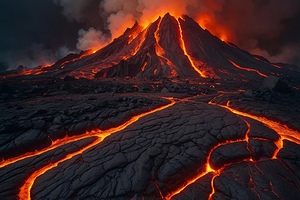 Lava Flow Landscape 2