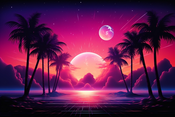 R e t r o w a v e   w a l l p a p e r    V a p o r w a v e   L a n d s c a p e    S y n t h w a v e   b a c k g r o u n d    A e s t h e t i c   R e t r o   W a v e   m o u n t a i n    f u t u r i s t i c   s u n s e t   l a n d s c a p e    N e o n   r  by Nora studio