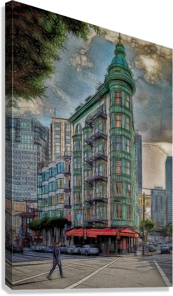 Sentinel Building - San Francisco IMG 4713 Canvas Print