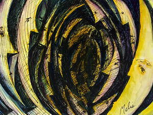 Moonlight Sonata   Abstract 16x12 Marc  Melis   2