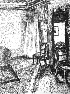 After The Balcony room - Adolph Menzel