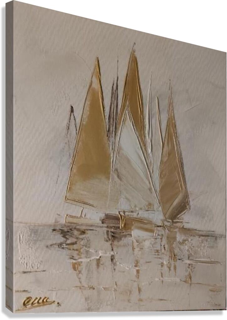 Sea paint Canvas Print