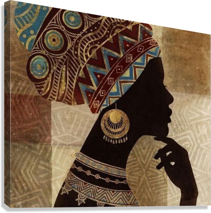 Black tradition Canvas Print