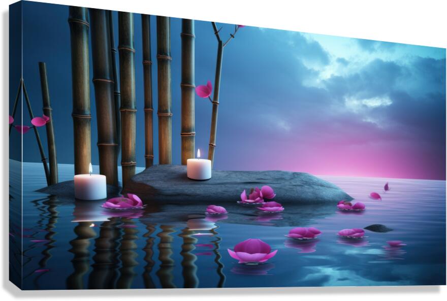 calm flow Canvas Print