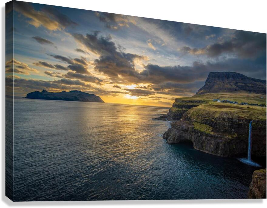 Sea sunset Canvas Print