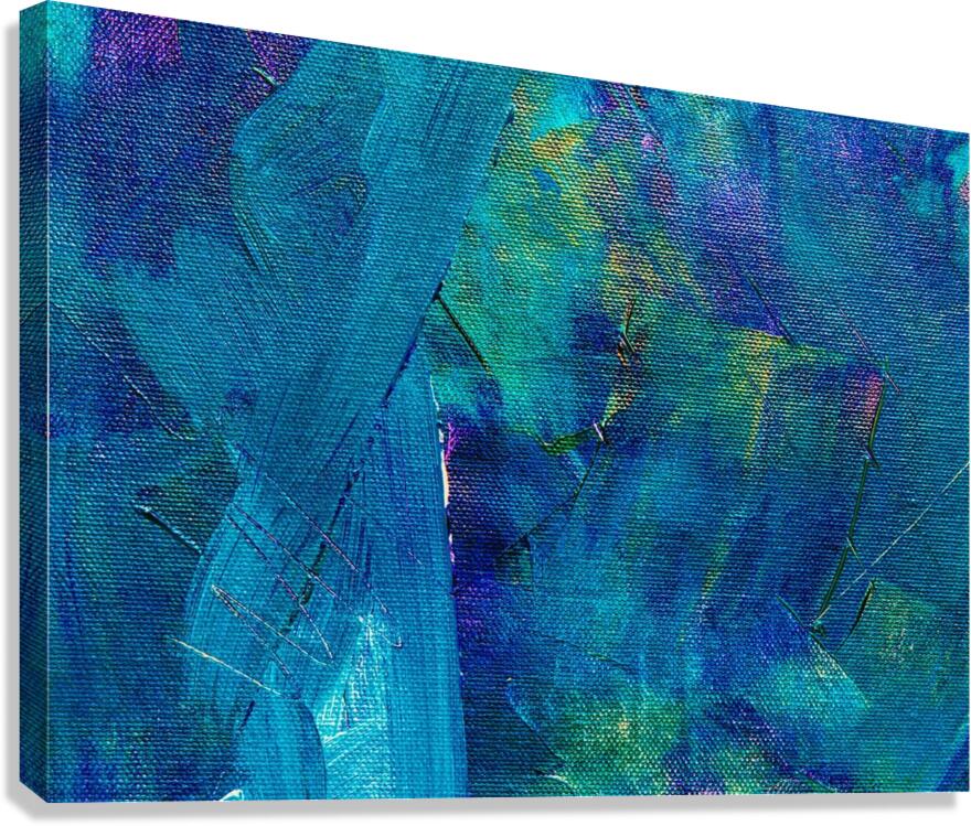 Abstract blue Canvas Print