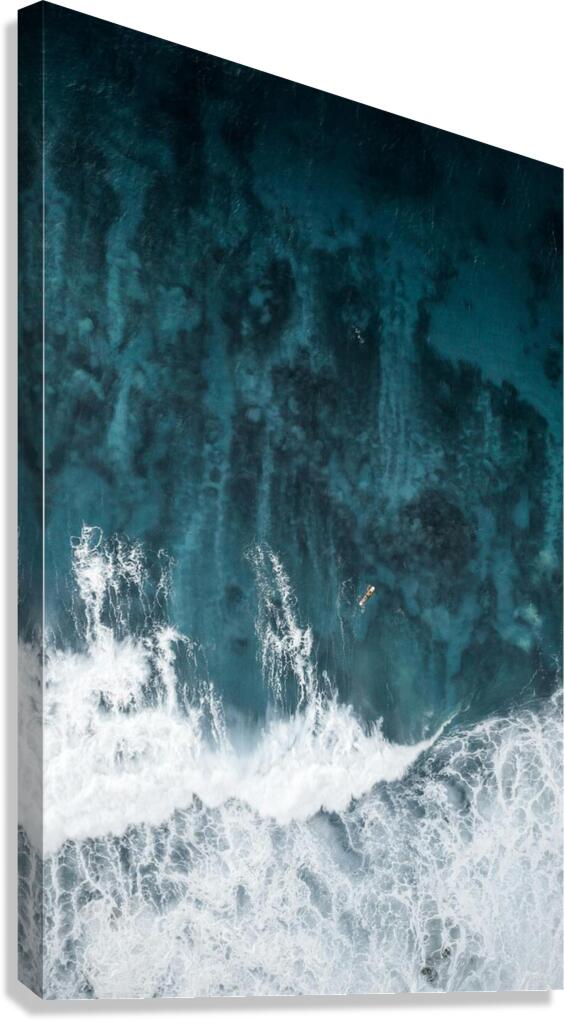 Abstract Waves Canvas Print