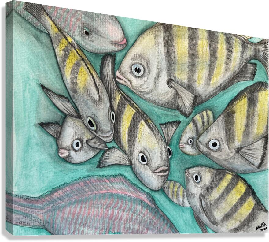 Collection TREASURE OF THE SEA - Fish Canvas Print