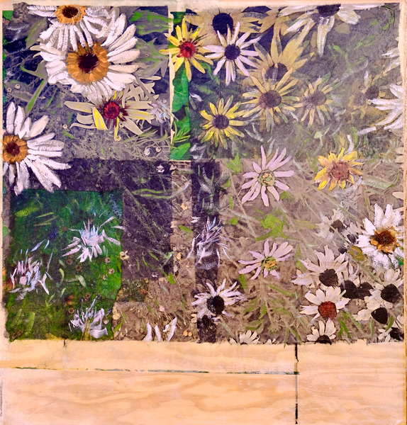 Volunteer garden by egg stomper artworks