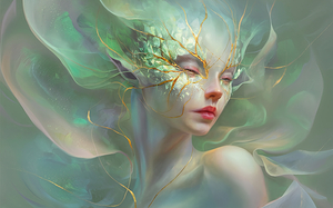 abstract oil painting that captures the essence of flowers  1