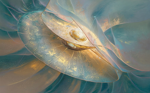 abstract oil painting that captures the essence of flowers  50