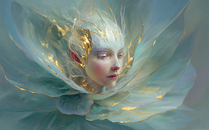 abstract oil painting that captures the essence of flowers  33