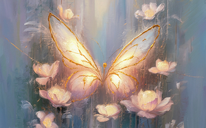 abstract oil painting that captures the essence of flowers  32