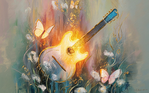 abstract oil painting that captures the essence of flowers  28