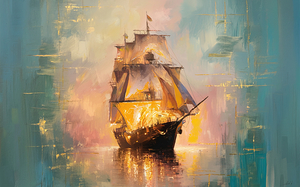 abstract oil painting that captures the essence of flowers  15