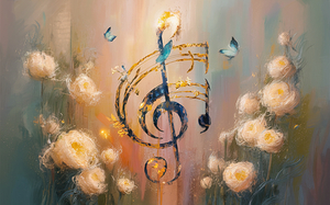 abstract oil painting that captures the essence of flowers  30