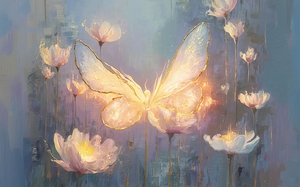 captures the essence of flowers and butterfly 57