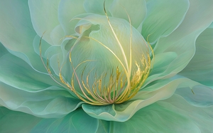 abstract oil painting that captures the essence of flowers 