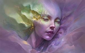 flower girl and butterfly  92