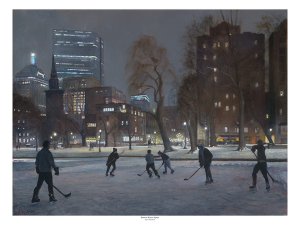 Boston Winter Sport by David Wells Roth