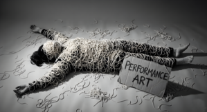 Performance Art Spaghetti 