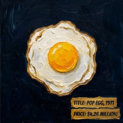 Fried Egg pop art