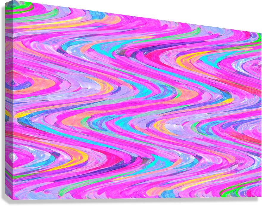 Gummy Bear Waves Canvas Print