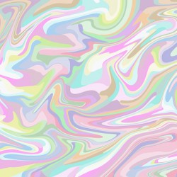 Spring Pastels Paint Swirls