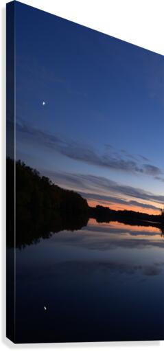 Heure bleue Canvas Print