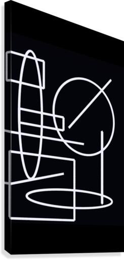 Stick figures Canvas Print