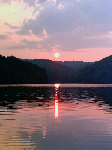 Lake Sunset 2 by JulesSnow