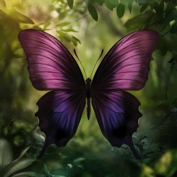  The butterfly contemplates life