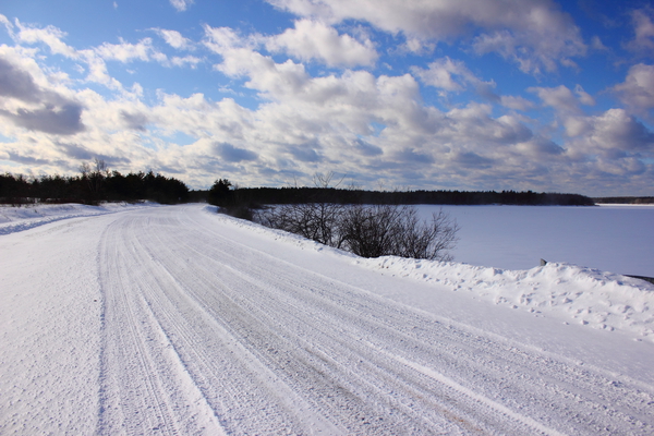 Snowy Road Print