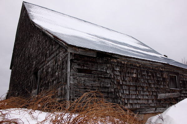Winter Barn Print