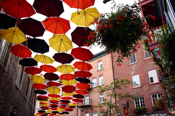 Umbrellas Print