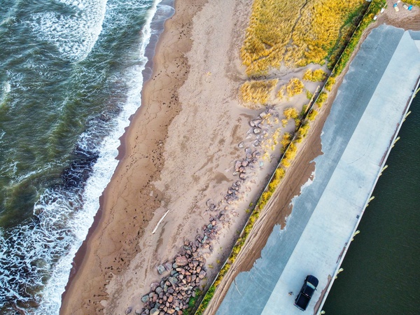 Waves from above Print