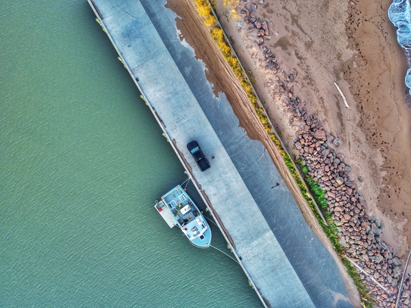 Fishing Wharf Print
