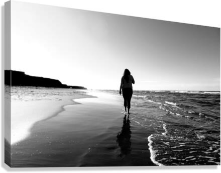 Beachwalk Canvas Print