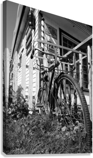 Old bike Canvas Print