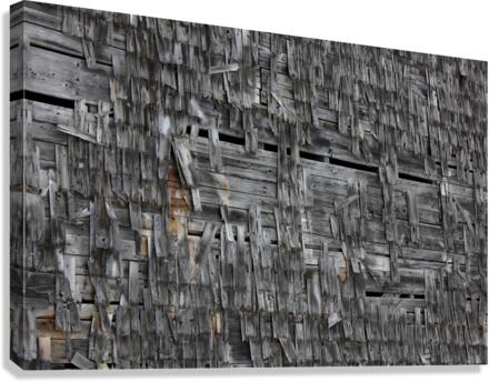 Old barn wall Canvas Print