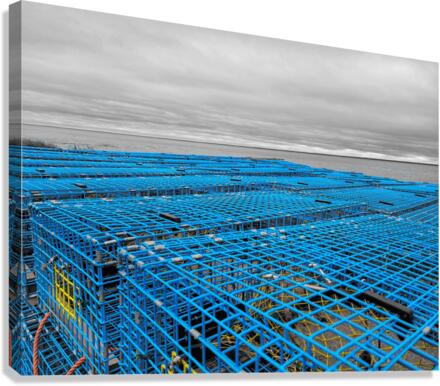 Lobster Traps Canvas Print